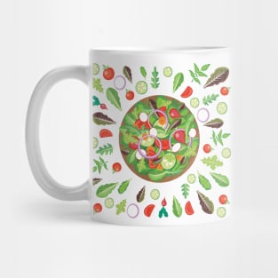 Food Flat Lay Mug